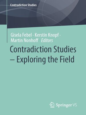 cover image of Contradiction Studies – Exploring the Field